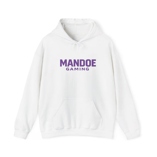 Mandoe Gaming Hoodie — Minimal Logo Gaming Pullover