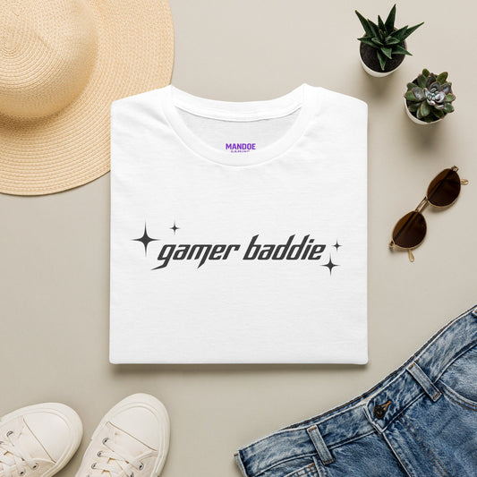 Gamer Baddie Tee — Retro Lip & Lollipop Graphic T-Shirt